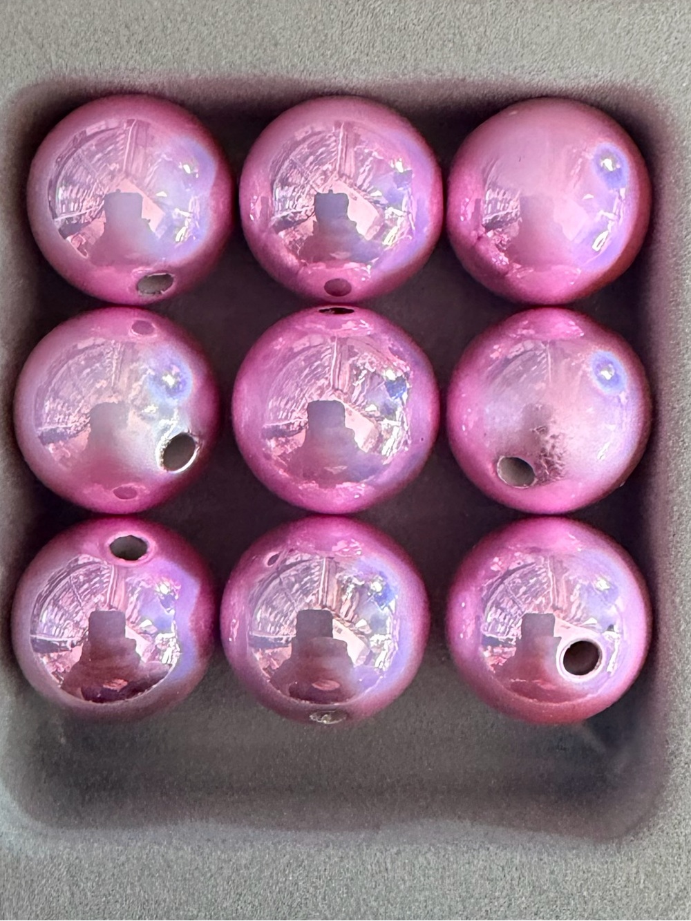 #8133 -4 Pack Laser Beads - 16mm for Beadable Items - Color Shown